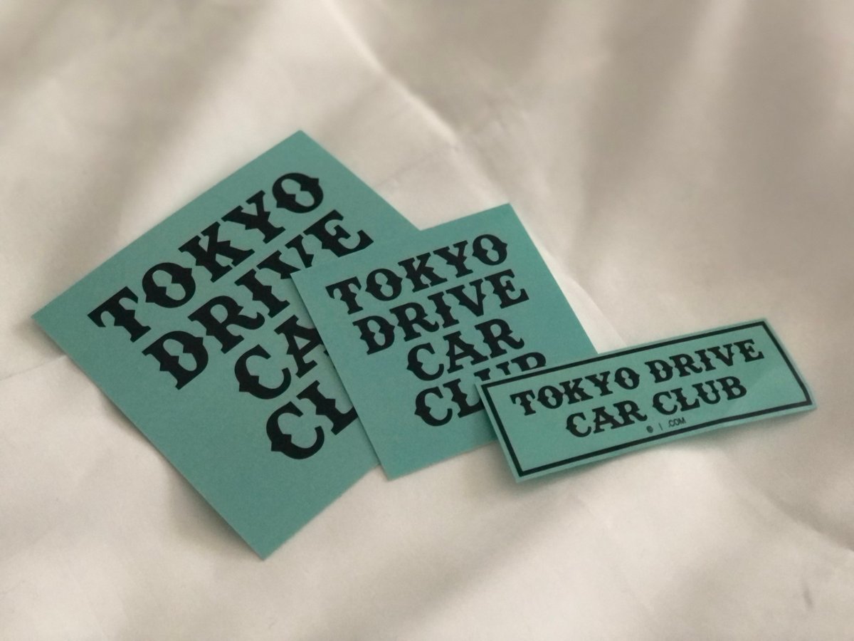 3 pcs STICKER PACK | TOKYODRIVE©︎ ONLINE STORE