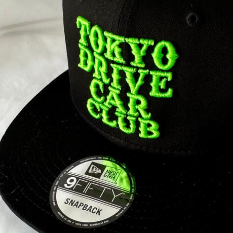 Tokyo Drive Car Club ×New Eraの黒キャップ　ポルシェ Tokyo Drive Car Club ×New Eraの黒キャップ ポルシェ