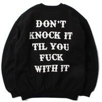 GOD SELECTION XXX collaboration, SWEATSHIRT, Black