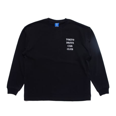 EMBROIDERED, SUPER HEAVY,  Long Sleeve Tee <Black> ロンT