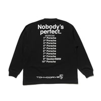 NOBODY'S PERFECT, SUPER HEAVY, L/S TEE <BLACK>