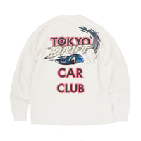 Red Bull Tokyo Drift collaboration, Neon Drift, LONG SLEEVE TEE, White