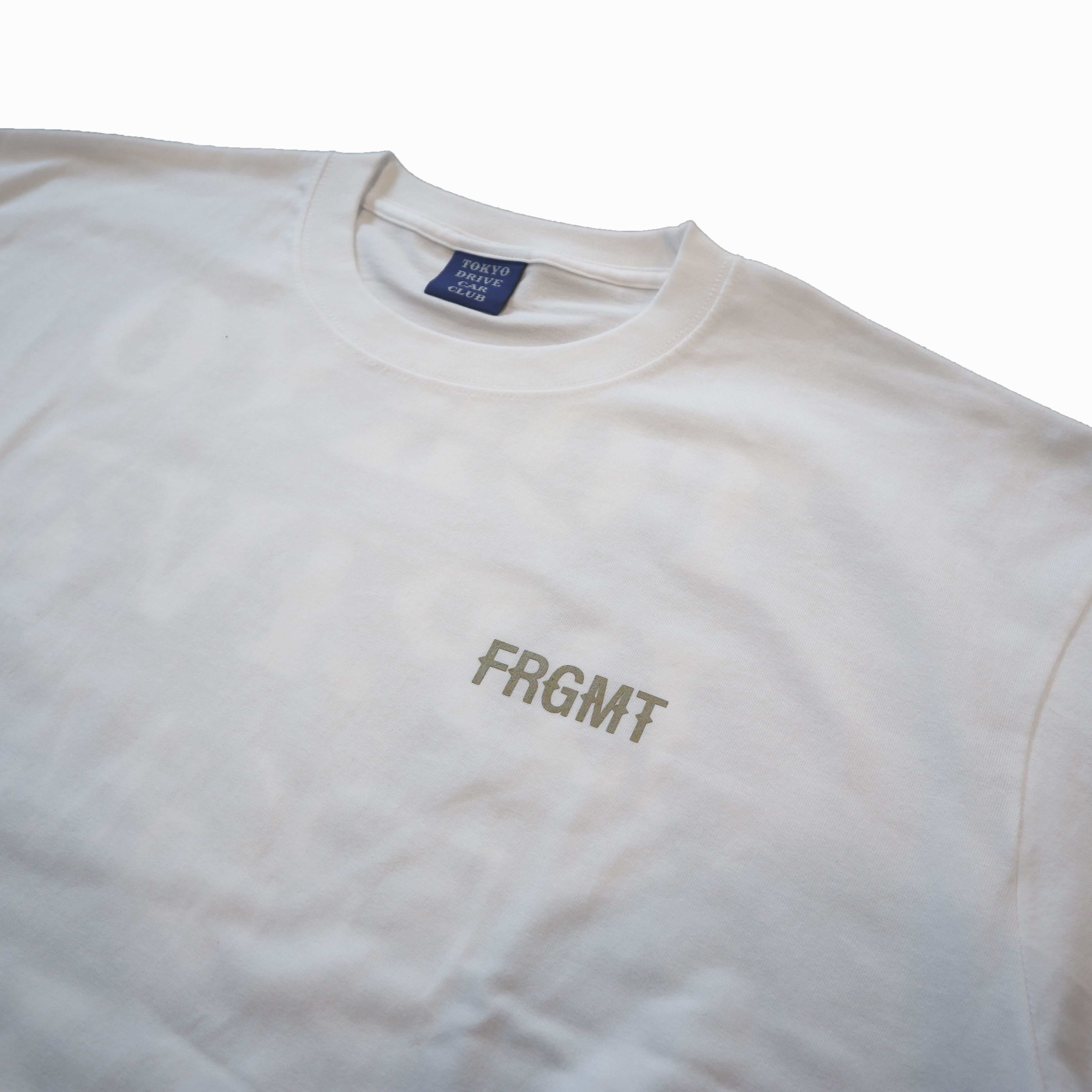 fragment design x TokyoDriveCarClub T-shirt, Wh