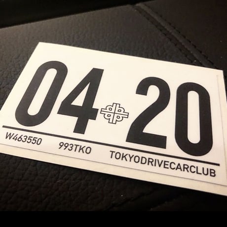 激レア残数僅少　東京2020大会関係車両ステッカー　普通車用　2枚フロント・リア CATEGORY stickers | TOKYODRIVE©︎ ONLINE STORE