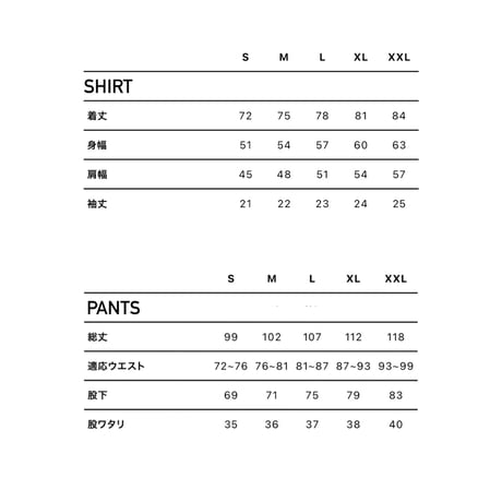 "BIG LOGO" WORK SHIRT/PANTS(NAVY)