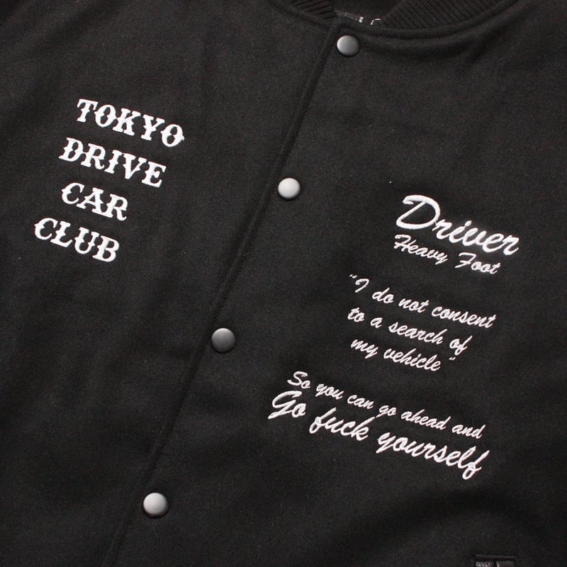 VARSITY JACKET, Black | TOKYODRIVE©︎ ONLINE STORE