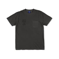 Big Logo, POCKET TEE, Dark-Grey/Black