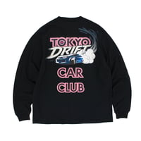 Red Bull Tokyo Drift collaboration, Neon Drift, LONG SLEEVE TEE, Navy