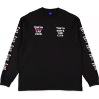 Two Logos, LONG SLEEVE TEE, Black