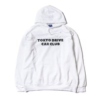 FRONT LOGO, HOODIE <WHITE>