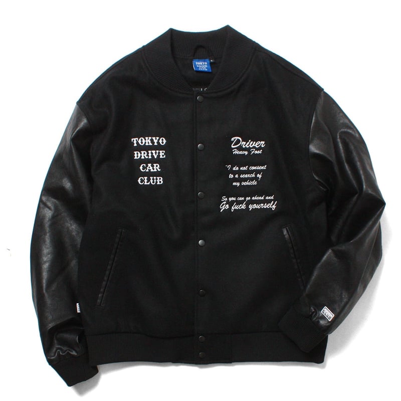 VARSITY JACKET, Black | TOKYODRIVE©︎ ONLINE STORE