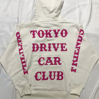 THE T.D.C.C. LOGO HOODIE <OFF-WHITE/PINK>