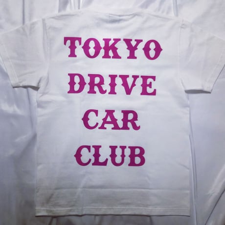 THE T.D.C.C. LOGO S/S TEE <WHITE/PINK>