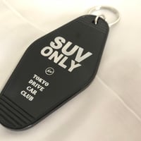"SUV ONLY" MOTEL KEYCHAIN(BLACK)