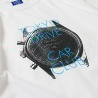 DRIVE CAREFULLY ME, TEE, White/Blue