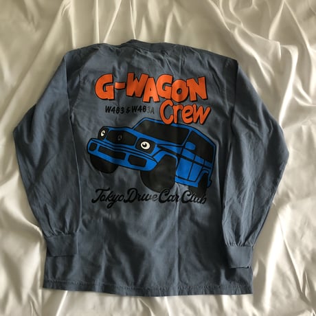 G-WAGON CREW! L/S TEE BLUE JEAN