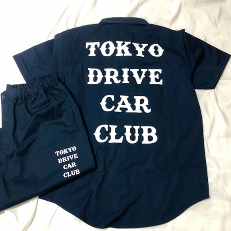 "BIG LOGO" WORK SHIRT/PANTS(NAVY)