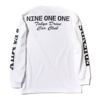 NINE ONE ONE, L/S TEE <WHITE>