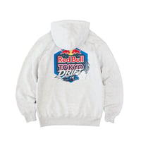 Red Bull Tokyo Drift collaboration, Drift Logo, HOODIE, Ash