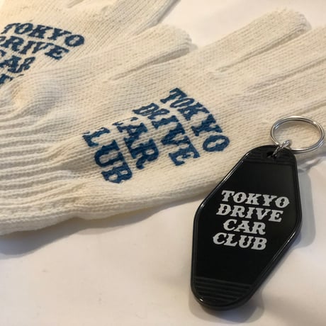T.D.C.C. "Big Logo" Gloves and motel keychain