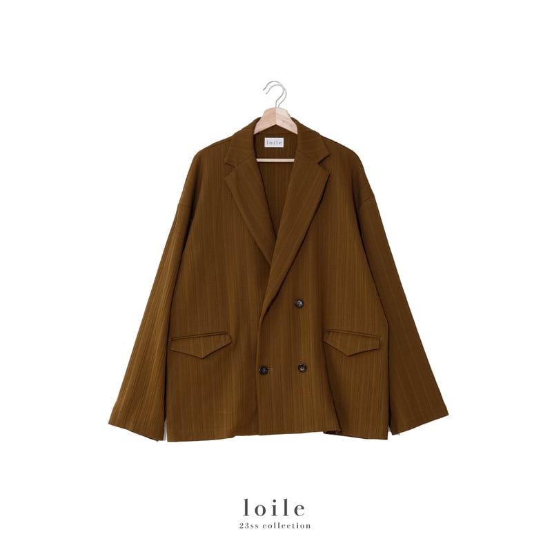 interfactory『loile』long turn double breasted