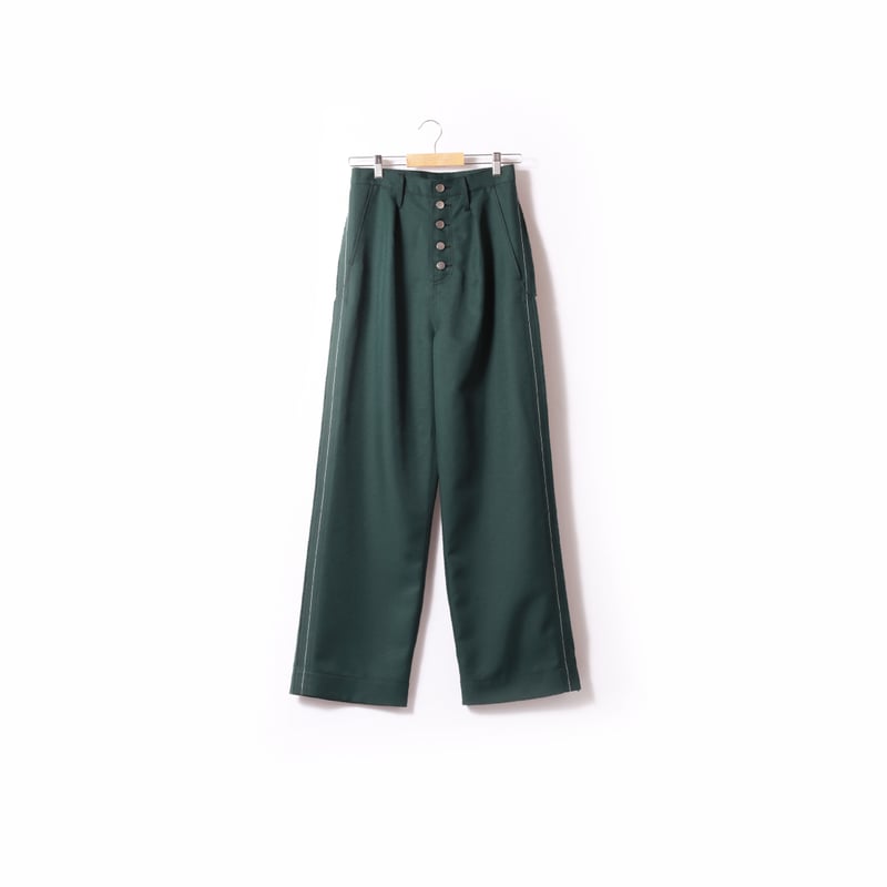 side seam long pants | loile