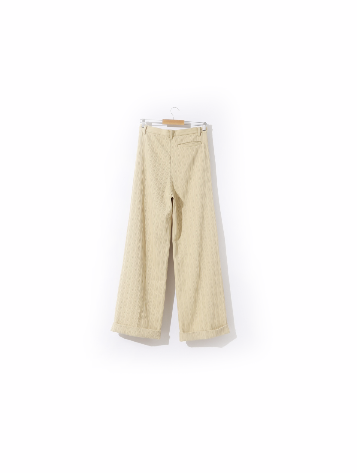 wide straight slacks | loile