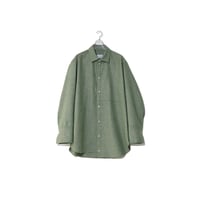 semi-long shirt Light green