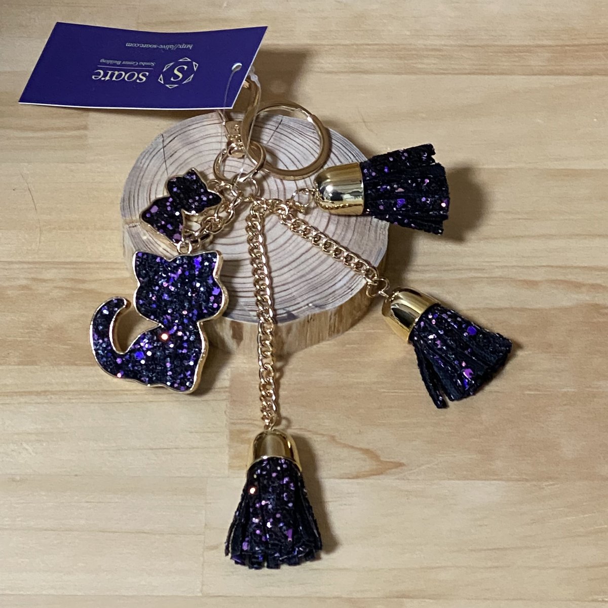 キラキラ猫ちゃんバックチャーム | コトノ葉