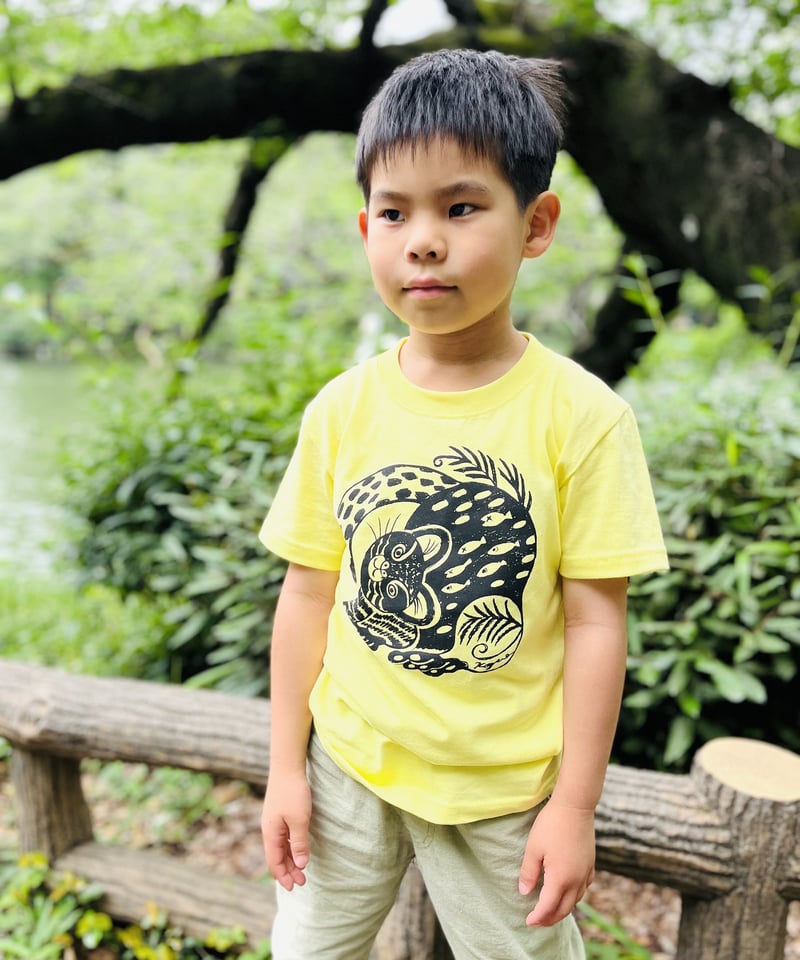 子供 tシャツ オファー イエロー