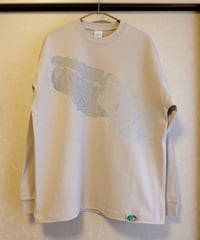 【一点もの】タマナバタケ｜9.1oz ロングTシャツ［グレー / M］