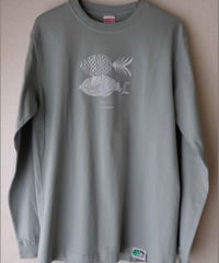 【一点もの】パインチャー｜5.6ozロングTシャツ［スモーキーグリーン／M］