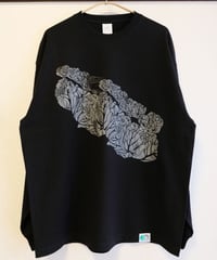 【一点もの】タマナバタケ｜9.1oz ロングTシャツ［Black / L］
