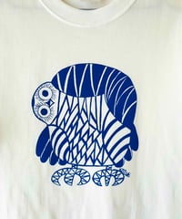 T-shirt_unisex_リュウキュウコノハズク_白