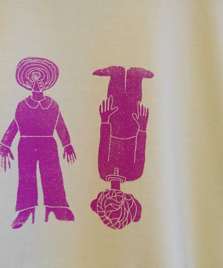 【一点もの】cabbage family｜5.6ozロングTシャツ［ライムグリーン／Ｌ］