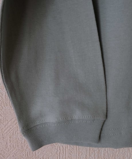 【一点もの】パインチャー｜5.6ozロングTシャツ［スモーキーグリーン／XS］