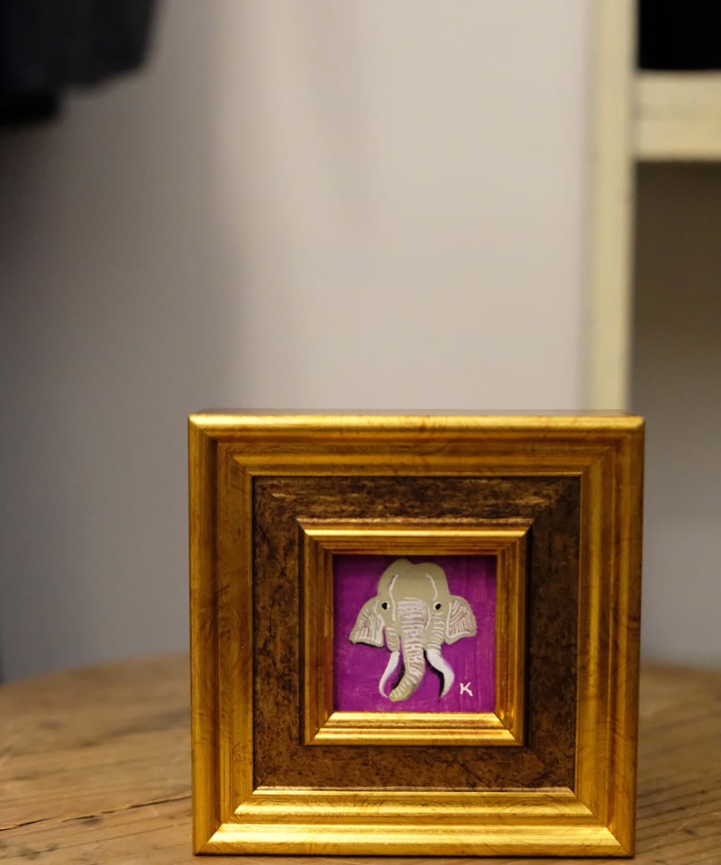 小さな絵_「インド象」 | TAMANA SOKO