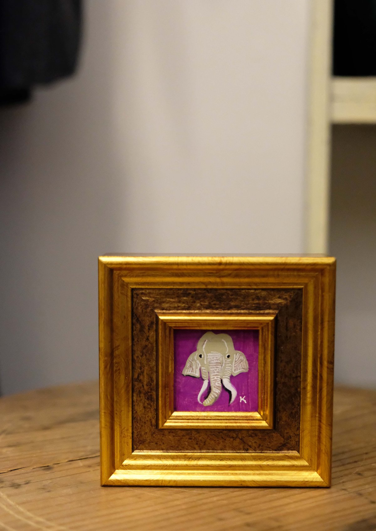 小さな絵_「インド象」 | TAMANA SOKO