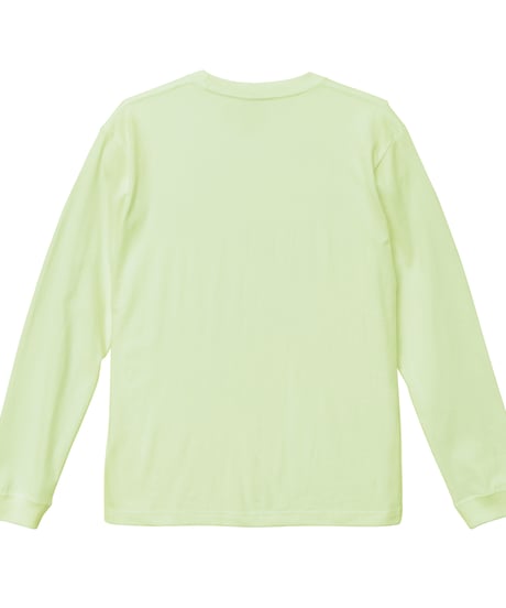 【一点もの】cabbage family｜5.6ozロングTシャツ［ライムグリーン／Ｌ］