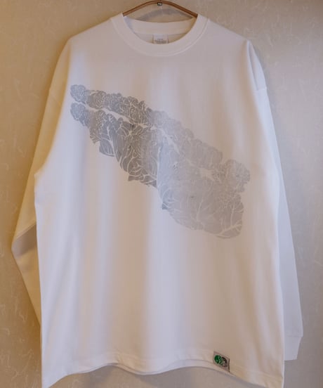【一点もの】タマナバタケ｜9.1oz ロングTシャツ［ホワイト / L］