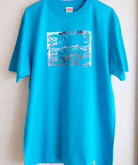 【一点もの】suigyu and yamaneko｜Tシャツ5.6oz［ターコイズ／L］
