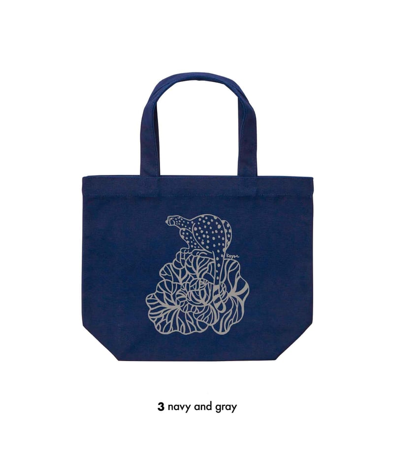 お弁当がすっぽり入るトートバック_cheetah&cabbage | TAMANA SOKO