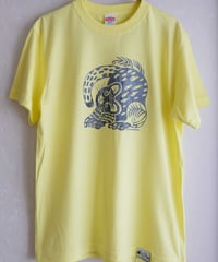 【一点もの】イリオモテヤマネコ｜Tシャツ5.6oz[ライトイエロー／M]
