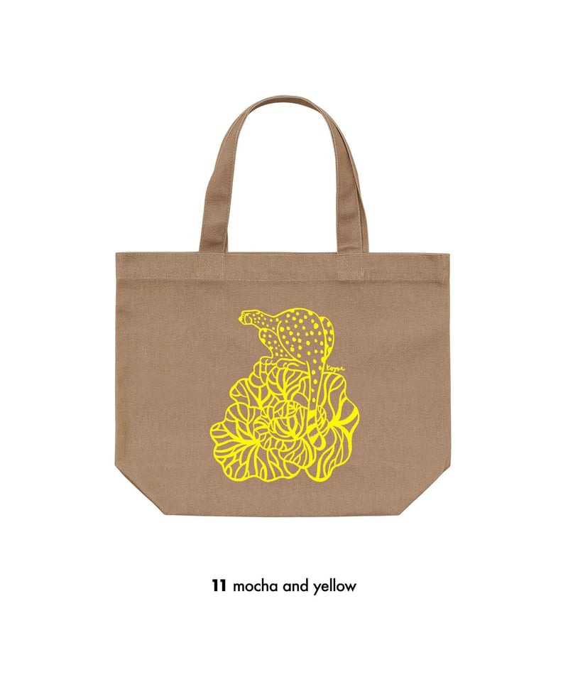 お弁当がすっぽり入るトートバック_cheetah&cabbage | TAMANA SOKO