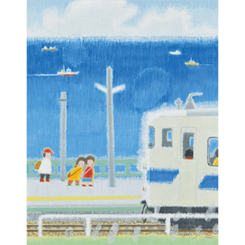 京急電鉄120周年ポストカード 6枚セット【非売品】 オリジナルポストカード【6枚セット】安藤商店オリジナル／福兎／夏の