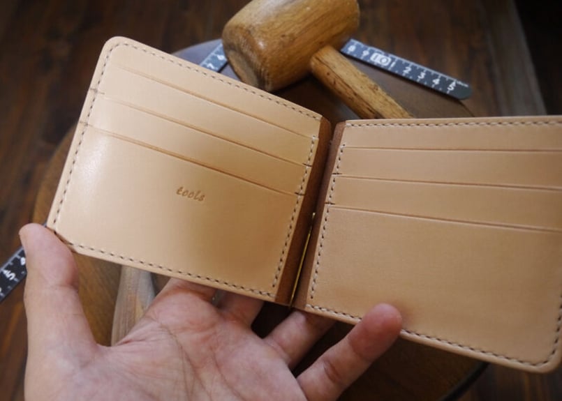 マネークリップウォレット(型紙PDFファイル) | tools -レザークラフト