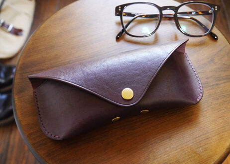 TBGCペイズリー メガネケース レザークラフト TBGCペイズリー メガネ