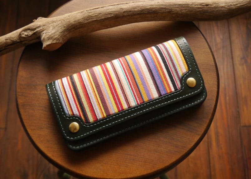 インレイトラッカーウォレット(型紙PDFファイル) | tools -レザー