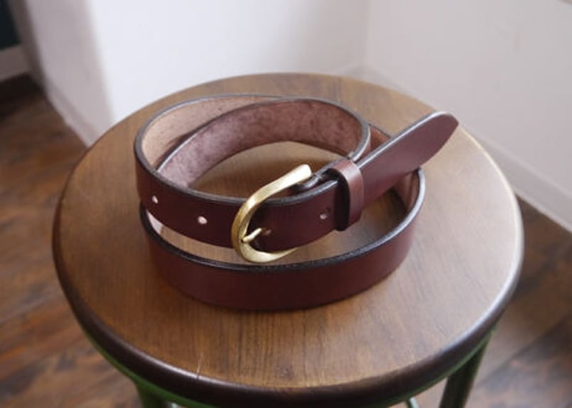 希少品・海亀本革・34ｍｍ幅・122ｃｍベルト・金バックル・茶・040930 希少品・海亀本革・34mm幅・122cmベルト・金バックル・茶・040930