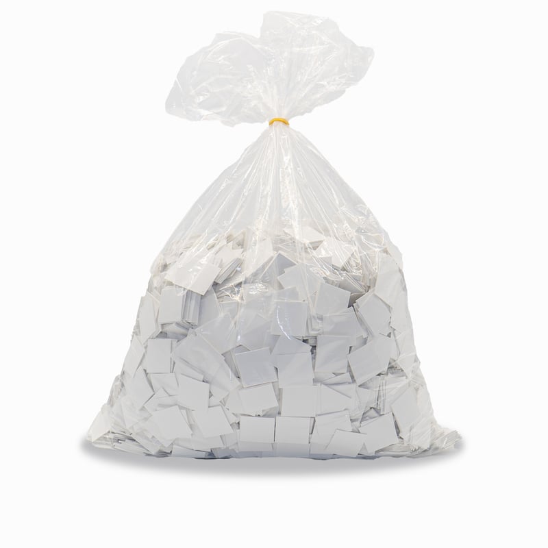 紙吹雪白20×20ミリ 3キロ | Paper Go!